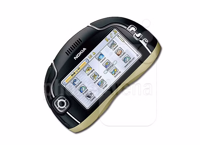 Nokia 7700 được nhiều người ví von là một chiếc N-Gage xoay ngược. Máy không có một bàn phím cứng thông thường, thay vào đó là màn hình cảm ứng 3,5 inch 640 x 320 pixel cùng bút tương tác. Nokia 7700 được công bố vào năm 2003 nhưng Nokia đã huỷ dự án này một năm sau đó khiến 7700 là chiếc điện thoại chưa từng được lên kệ. 