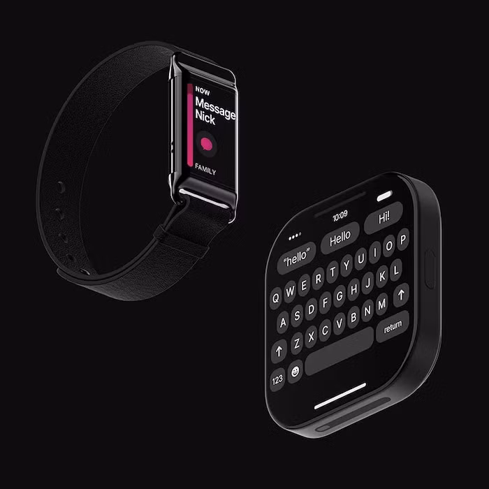 Chỉ cần thêm dây đồng hồ, chiếc iPhone sẽ nhanh chóng “biến hình” thành smartwatch. Chưa kể, người dùng cũng có thể sử dụng chiếc iPhone này để ghi hình, bộ đàm,… giống như cảnh sát khi đeo máy quay bằng cách gắn vào clip trên áo. (Ảnh: Louis Berger)