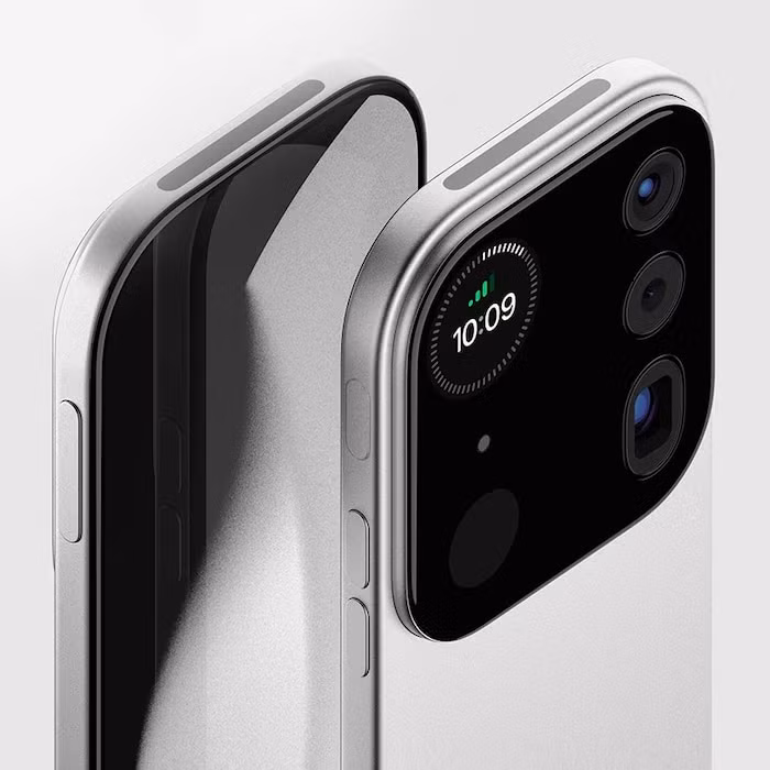 Chiếc iPhone này mang tên Mosaic, được nhà thiết kế Louis Berge lấy ý tưởng từ một việc biến camera của smartphone có thể hoạt động như một thiết bị riêng biệt hoàn toàn. (Ảnh: Louis Berger)