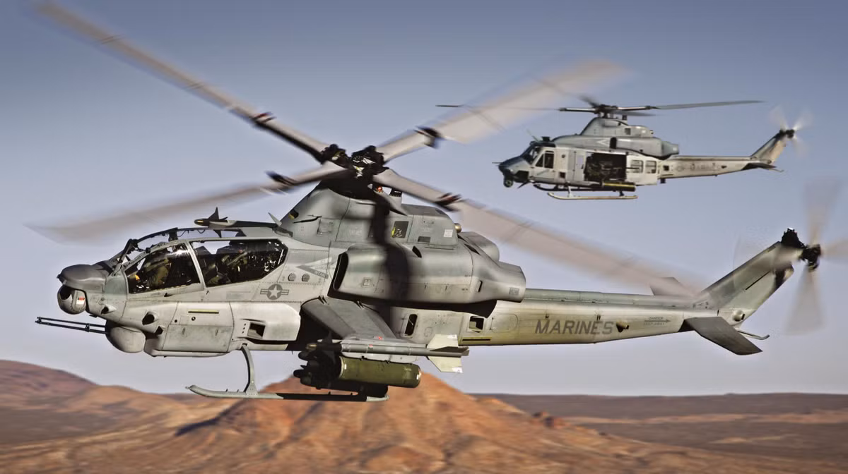Số lượng trực thăng tấn công AH-1 Viper Philippines có thể mua từ Mỹ tối đa lên tới 6 chiếc. Các trực thăng này dự kiến sẽ được trang bị tên lửa không đối đất AGM-114 Hellfire. Nguồn ảnh: Pinterest.
