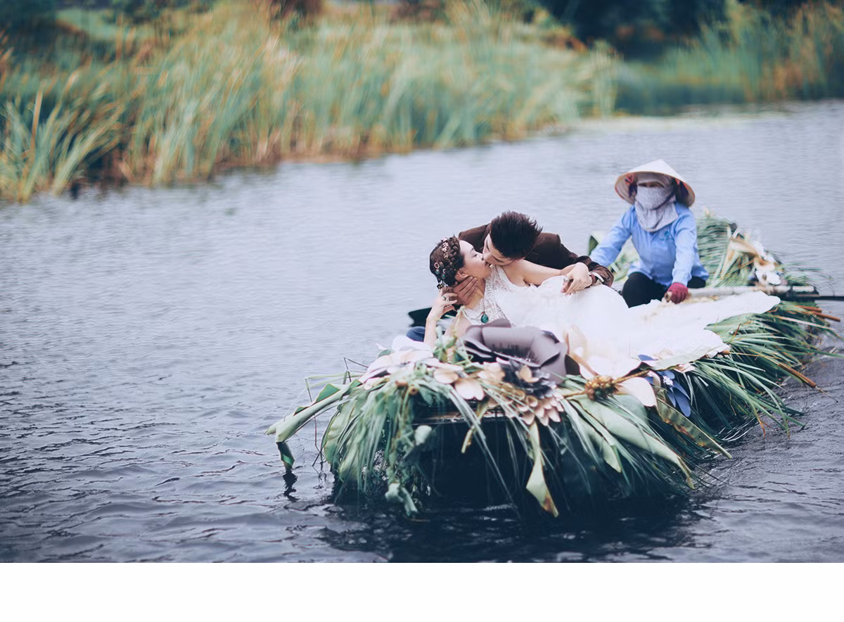 Bộ ảnh cưới đầy tính “liêu trai” của cặp mẫu Hà thành - Hình 8 Bo anh cuoi day tinh “lieu trai” cua cap mau Ha thanh-Hinh-8