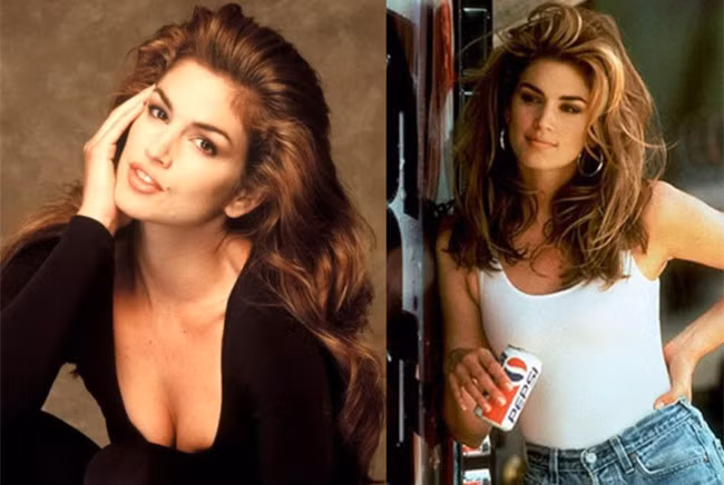 Nốt ruồi duyên của Cindy Crawford là một đặc điểm để phân biệt cô với những siêu mẫu đình đám cùng thời.