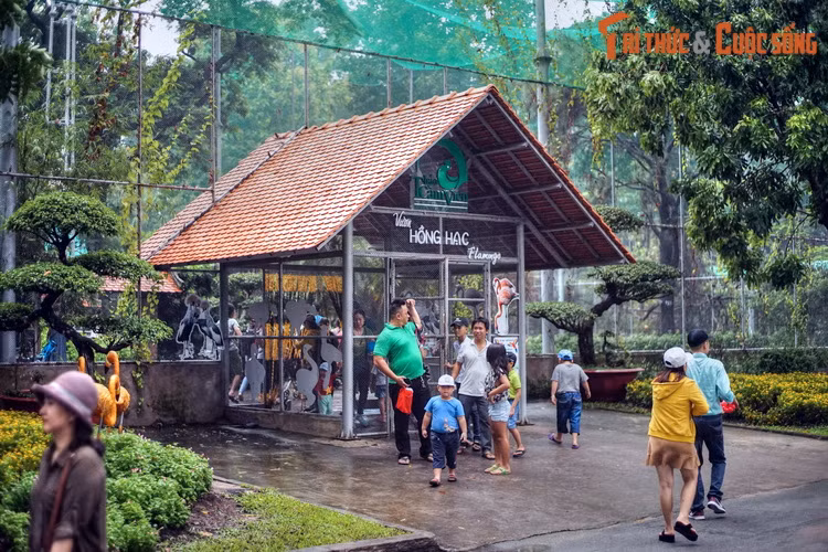 Mở cửa từ ngày 1/6/2017, vườn Hồng Hạc là một điểm tham quan rất thú vị ở Thảo Cầm Viên Sài Gòn.