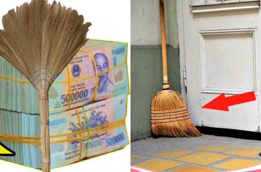Nên để ở phía sau nhà hoặc ban công: Đây là hai vị trí thích hợp nhất để cất chổi quét nhà mà không ảnh hưởng đến phong thủy nhà ở. Ảnh minh họa. 