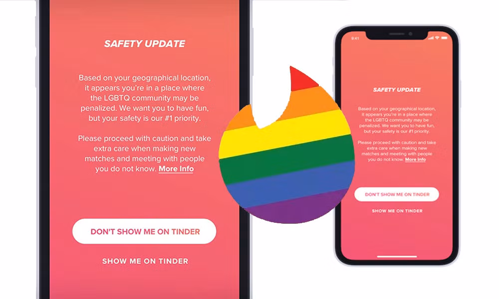 Tên gọi của tính năng mới này là Traveler Alert. Khi kích hoạt Traveler Alert, người dùng LGBT vẫn có thể lựa chọn có cho phép hiển thị định vị vị trí chính xác của mình trên ứng dụng Tinder hay không.