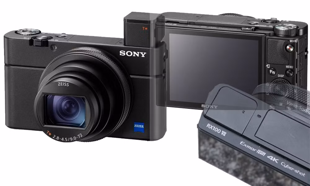 Ngoài A7R4 ra, trong sự kiện ra mắt lần này, Sony cũng trình làng chiếc máy du lịch nhỏ gọn mạnh mẽ RX100 thế hệ cải tiến thứ 7. Sony RX100 VII dùng cảm biến Stacked BSI-CMOS mới, kết hợp với vi xử lý tín hiệu ảnh BIONZ, cho tốc độ chụp tối đa 20 hình mỗi giây.