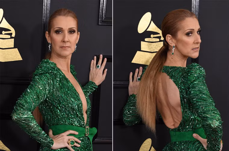Bà mẹ ba con khoe dáng tại lễ trao giải Grammy 2017.