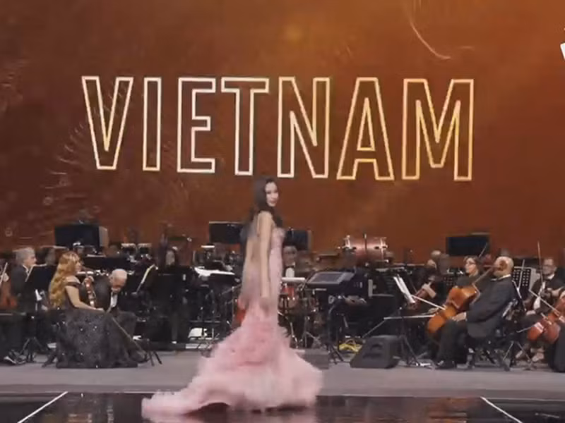 Đáng tiếc, Đỗ Thị Hà không lọt vào top 6. Ảnh: VTV
