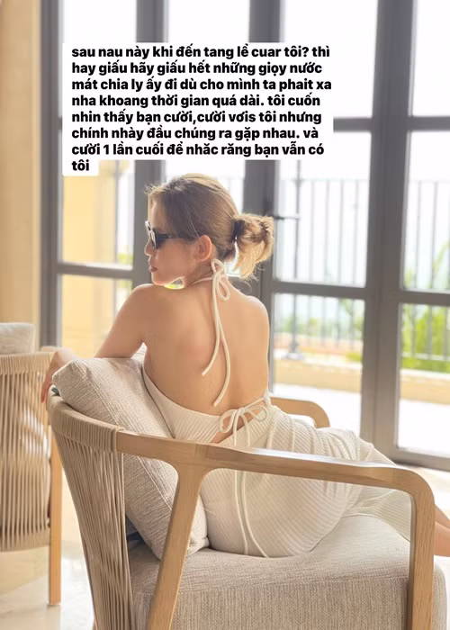 Cách đây không lâu, tình cũ của Anh Đức chia sẻ về tang lễ của mình. Ảnh: FBNV