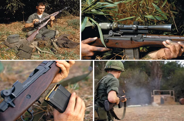 So với M1 Garand, M14 có tầm hiệu quả tốt hơn có thể lên tới 800m, ngoài ra nó cũng có chế độ bắn tự động cùng hộp tiếp đạn 20 viên. Dù vậy M14 vẫn không thể đáp ứng được yêu cầu của Quân đội Mỹ về một mẫu súng trường tấn công tương lai và nó dần bị thay thế khi M16 xuất hiện.