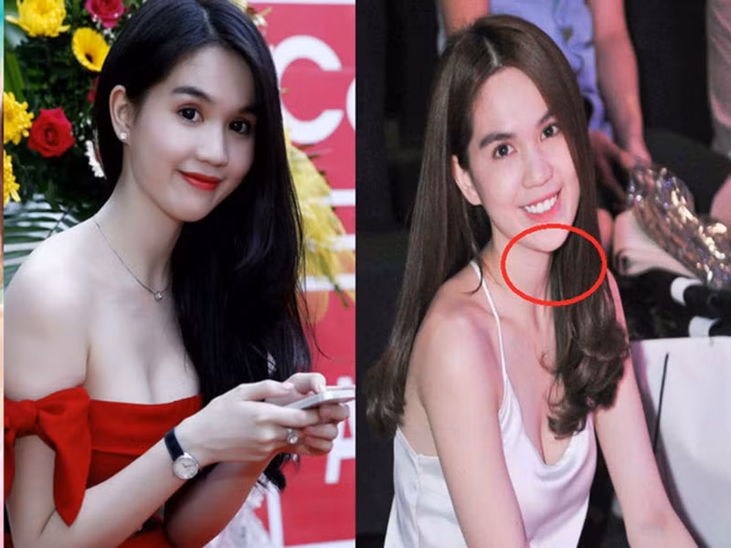 Sống mũi của "nữ hoàng nội y" cao hơn, cằm dài và nhọn hơn, mí mắt rõ hơn. Ảnh: Tri thức trẻ