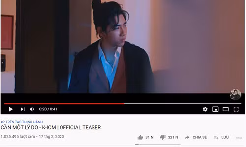 “Can mot ly do” cua K-ICM nhan bao dislike, Jack tai xuat an tuong