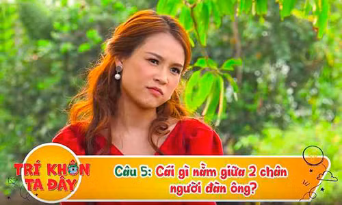 “Tri khon ta day” dat cau hoi dung tuc, nhay cam: Vo so gameshow te hai?