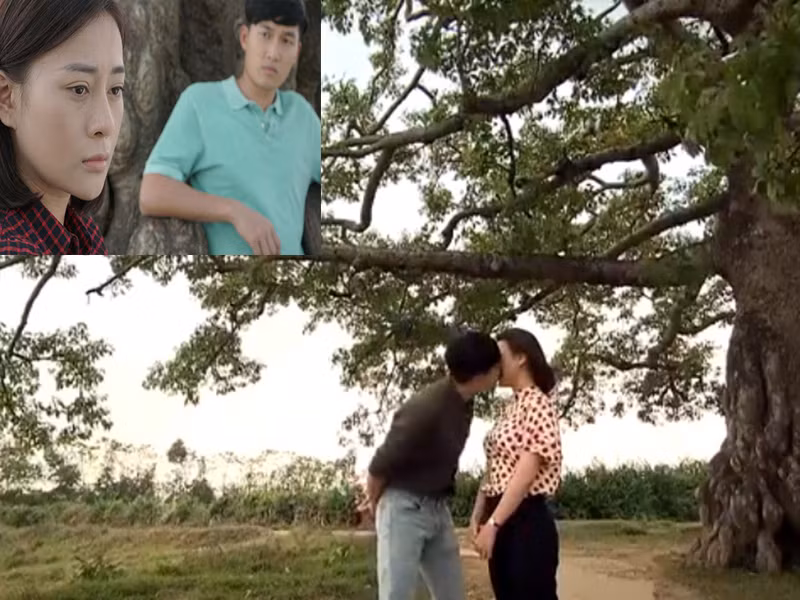 Phương Oanh cho biết, cô căng thẳng khi quay cảnh hôn Đình Tú trong "Cô gái nhà người ta" bởi vì bạn gái của anh - Hương Giang cũng tham gia diễn xuất.