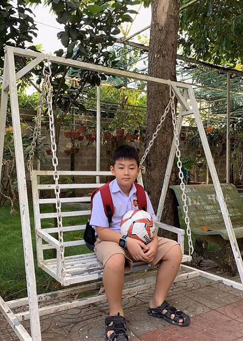 Về phần mình, Lê Phương luôn dành những lời yêu thương gửi tới con trai.