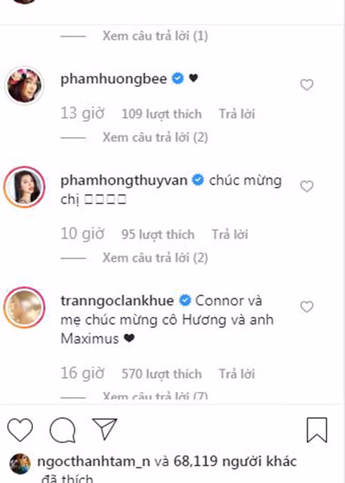 Phạm Hương còn hẹn Lan Khuê khi nào về Việt Nam sẽ cho hai nhóc tì gặp nhau.
