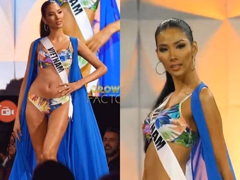 Phần thái lẫn kỹ năng catwalk của Hoàng Thùy đều được khen ngợi.