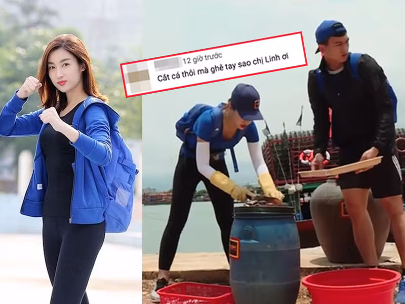 Ở tập 4, nhiều cư dân mạng ngao ngán khi ở thử thách làm mắm, cô cắt cá rất chậm chạp và than thở khi bị giục: "Đang cắt rất sợ, hơi ghê tay rồi mà còn cứ giục, trong khi đang làm rất nhanh rồi, không biết giục cái gì". Ảnh: Bestie
