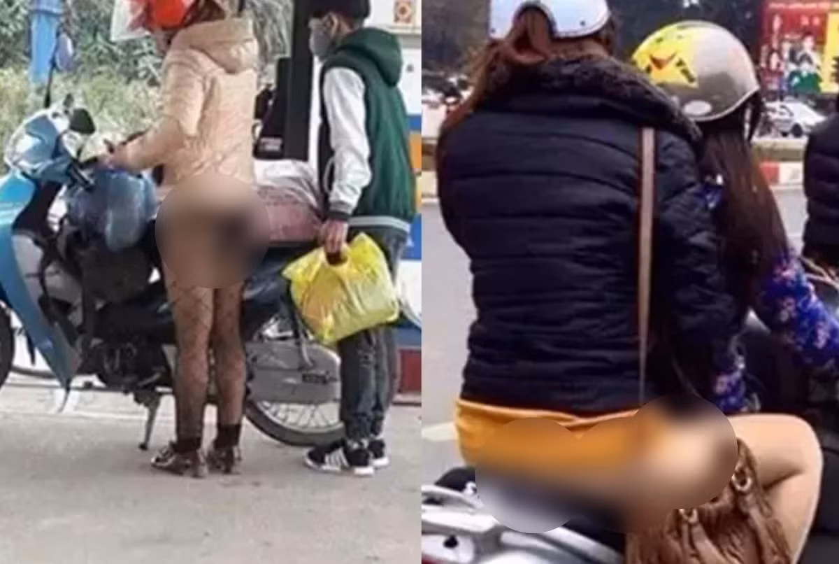 Cô gái này diện quần tất cùng cách kết hợp thời trang không phù hợp đã vô tình trở thành tâm điểm chỉ trích của nhiều người.