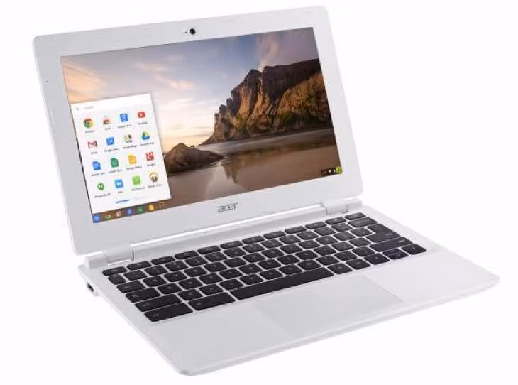 5. Laptop dưới 100 USD tại Best Buy: Cửa hàng Best Buy giảm giá chiếc máy tính xách tay Acer CB3-111-C8UB 11,6-inch Chromebook, với bộ nhớ flash 16GB, với giá chỉ 99 USD (giá niêm yết 169 USD).