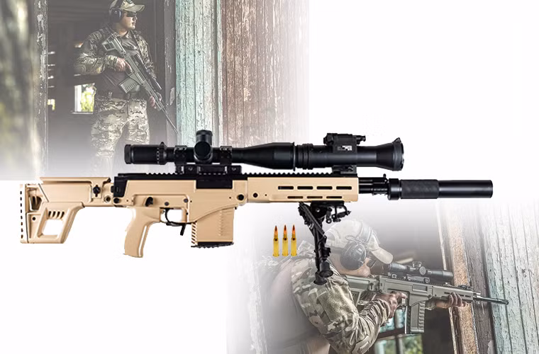 SVK sử dụng nhiều vật liệu cấu thành thân súng từ polymer cao phân tử giúp súng có trọng lượng tương đối nhẹ so với các khẩu súng bắn tỉa trước đó, trong khi lại tăng độ bền cơ học. Sử dụng vận liệu polymer cao phân tử đang là hướng đi mới của phát triển súng hiện nay.