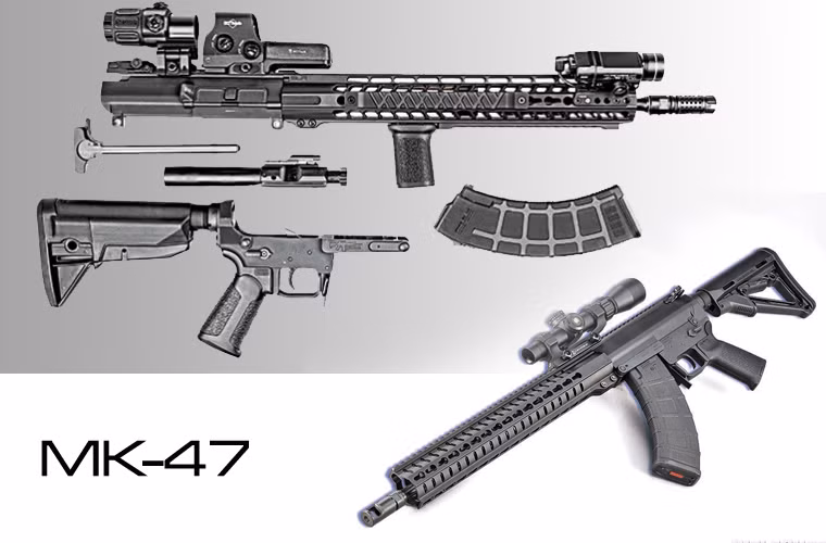 Tuy thế MK47 vẫn được đánh giá là khẩu súng tốt khi kết hợp được những ưu điểm của hai loại súng trường tấn công nổi tiếng trên thế giới là AK-47 và AR-15. Súng có khối lượng nhẹ, độ giật thấp, kiểm soát dễ dàng và tương thích với nhiều loại hộp tiếp đạn phổ biến.