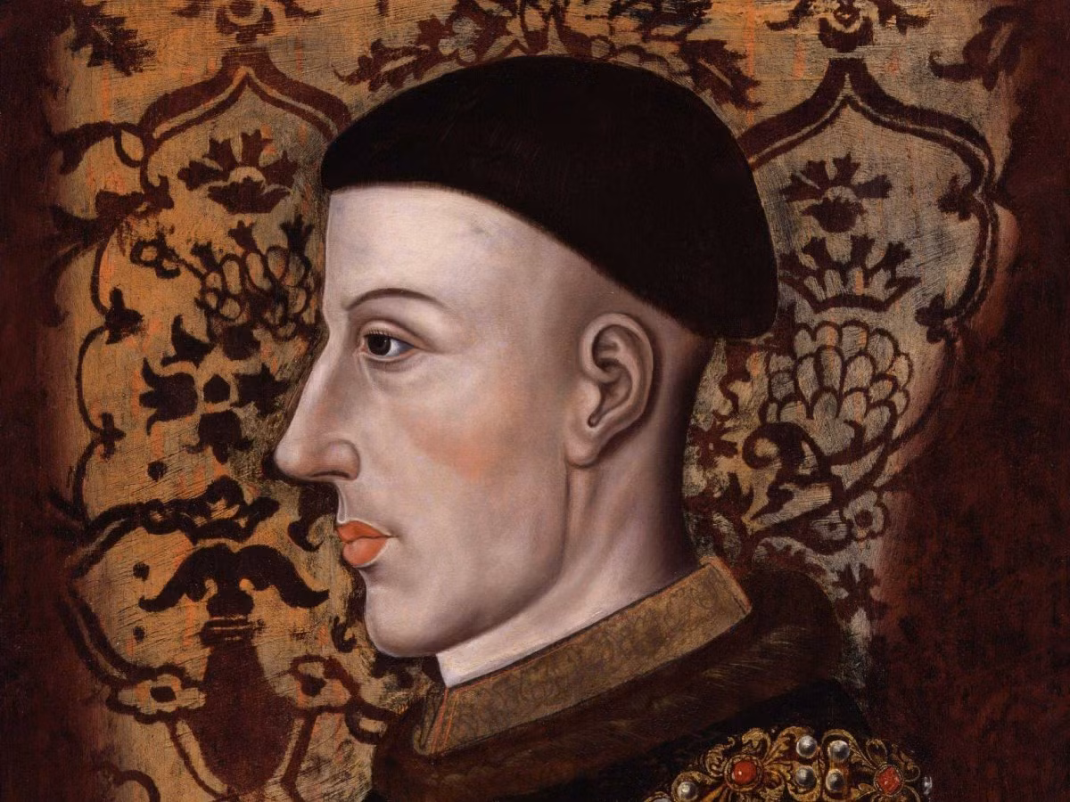 5. Vua Henry V cai trị Anh và Ireland từ năm 1413 - 1422. Trong thời gian trị vì, ông đã dẫn đầu chiến dịch chống Pháp trong cuộc Chiến tranh trăm năm.