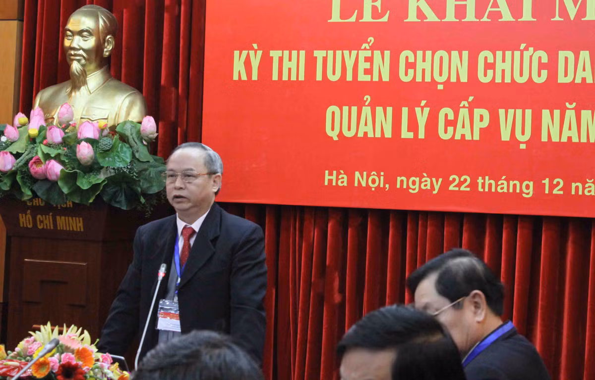 Ông Nguyễn Quốc Khánh, Vụ trưởng Vụ Tổ chức cán bộ, Bộ Nội vụ