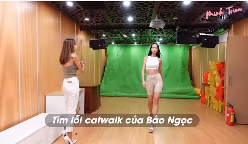 Trước khi được biết đến với vai trò "cô giáo", Minh Triệu đã quá nổi tiếng trong làng mẫu.