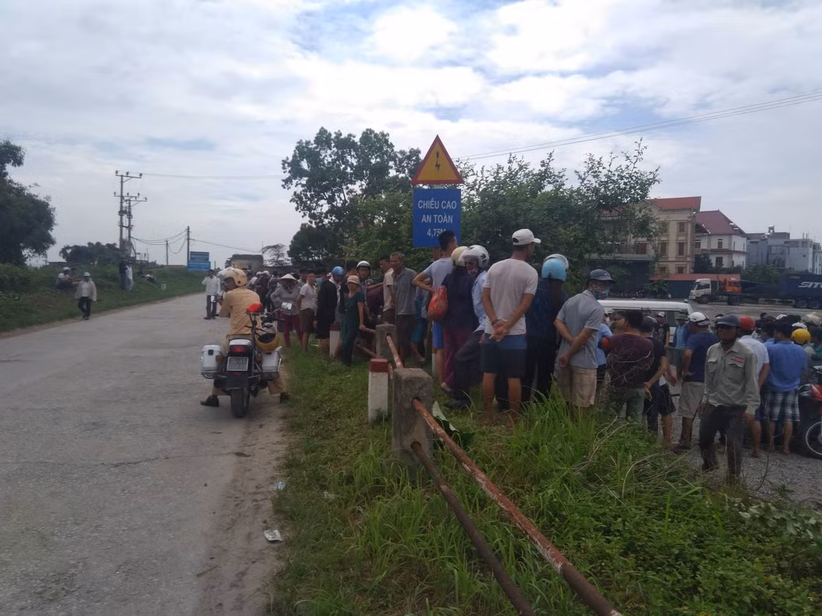 Hiện trường vụ án mạng.