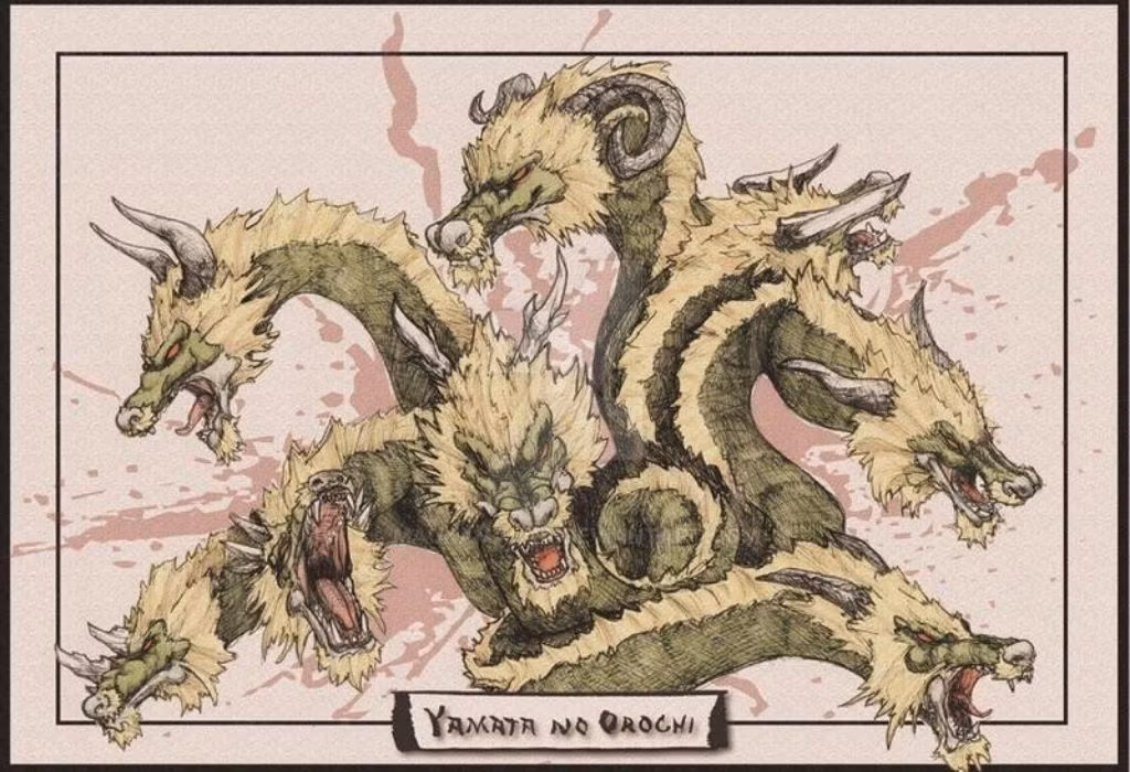 Yamata-no-Orochi là một trong những quái thú đáng sợ nhất trong thế giới thần thoại. Theo các truyền thuyết được lưu truyền tại Nhật Bản, đây là quái vật có 8 chiếc đầu rắn và 8 chiếc đuôi.