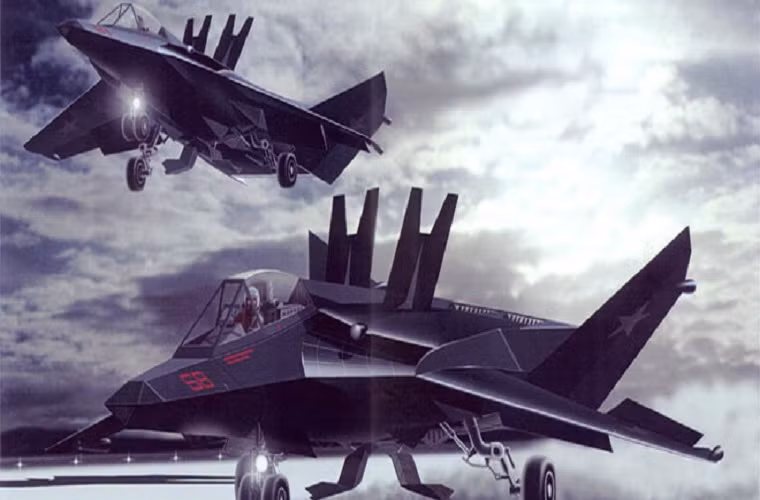Thông tin về chiến đấu cơ MiG-37 xuất hiện trong các báo cáo quân sự của phương Tây đã khá lâu và nó được biết tới như một đề án phát triển chiến đấu cơ thế hệ 5 từ thời Liên Xô. Thậm chí người ta còn so sanh MiG-37 với máy bay tàng hình F-117A “Nighthawk” của Mỹ, tuy nhiên mọi thông tin về mẫu chiến đấu cơ này đều xuất hiện dưới dạng tin đồn và chưa có bất cứ hình ảnh hay thông tin xác thực nào. Nguồn ảnh: kramola.info.