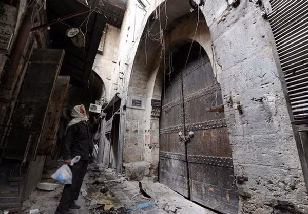 Các cuộc giao tranh suốt những năm qua đã tàn phá nặng nề thành phố Aleppo.