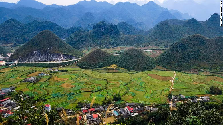 Khung cảnh thiên nhiên đặc biệt này ở Tam Sơn, Hà Giang, khiến nơi đây trở thành một địa điểm hút khách ở miền bắc đất nước Việt Nam.