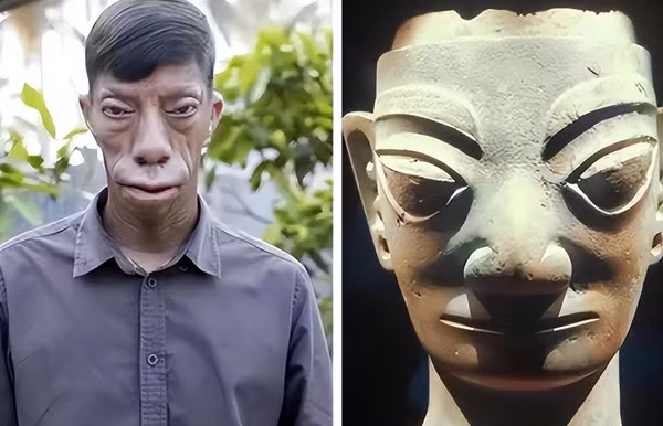 Surya sinh ra trong một ngôi làng nghèo ở Indonesia, gia đình anh không mấy khá giả và khuôn mặt kỳ lạ của anh đã khiến anh trở thành tâm điểm của sự chú ý. Có người cho rằng khuôn mặt của anh giống như những chiếc mặt nạ vàng của văn hóa Tam Tinh Đôi, cũng có người nói anh là mặt ngựa. Chính vì khuôn mặt này mà từ nhỏ, Surya đã bị mọi người xa lánh và phân biệt đối xử.
