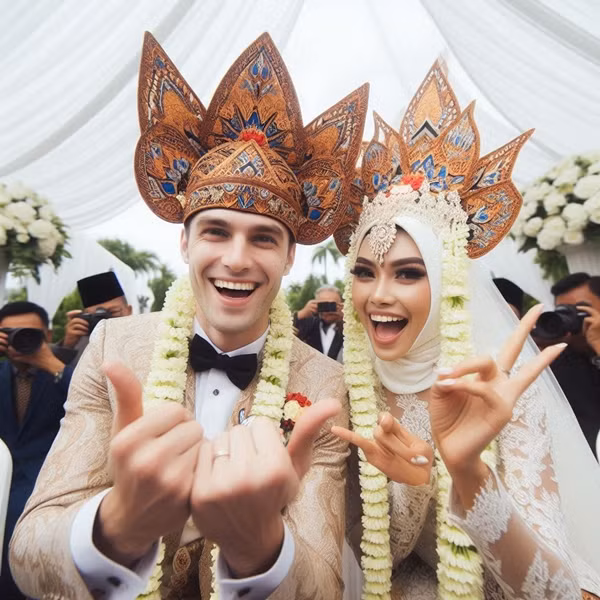 Choang voi kieu ket hon chop nhoang, chia tay trong tuan o Indonesia