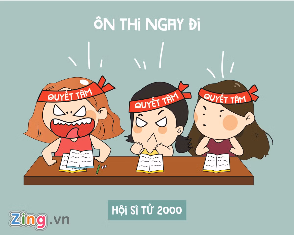 Những ngày đầu hè luôn là thời điểm "nước sôi lửa bỏng" của thí sinh tham dự kỳ thi THPT quốc gia. Ôn thi ngay đi nào.