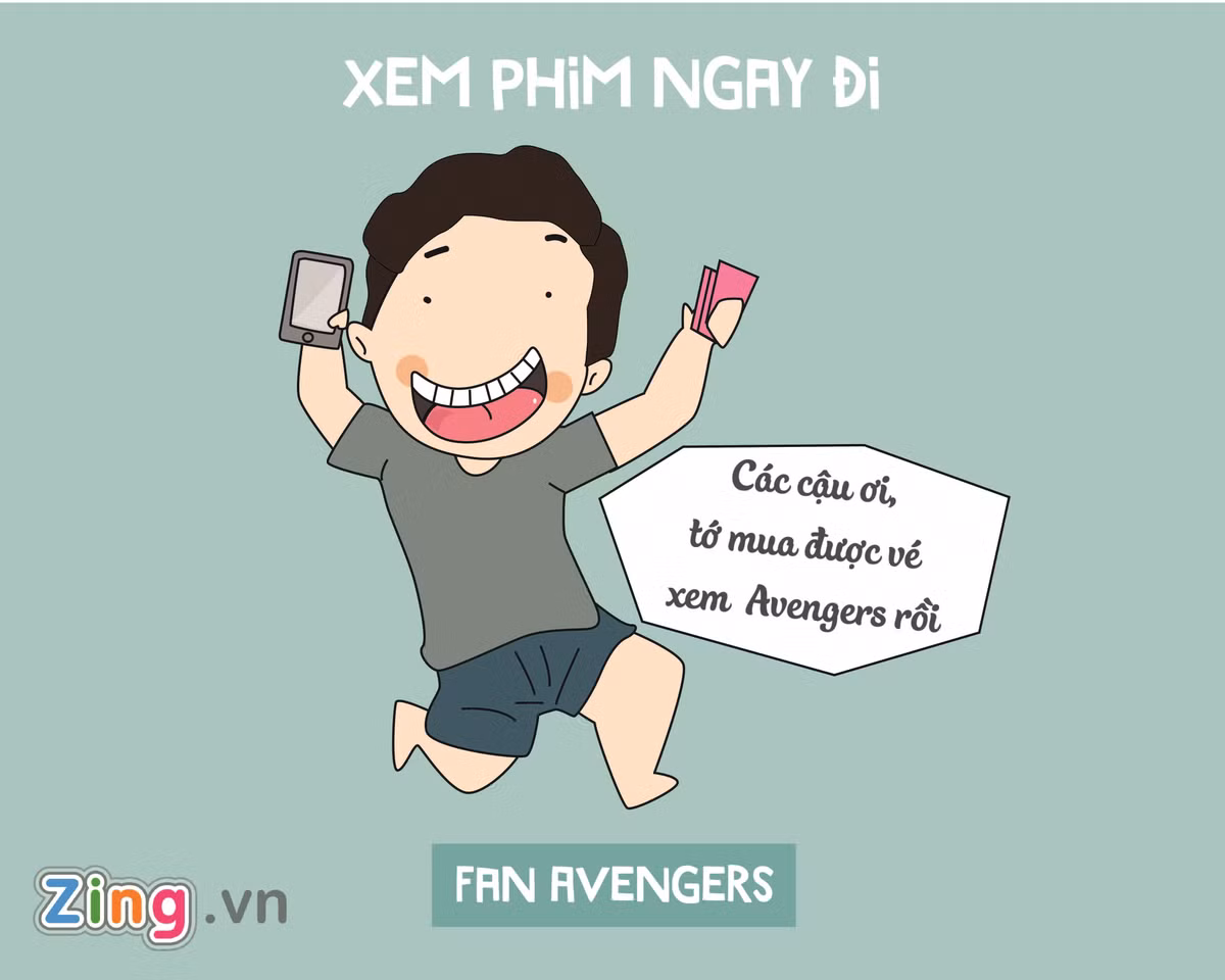 Với các fan của loạt phim bom tấn Avengers đang nổi đình đám, việc có được tấm vé xem phim là tuyệt vời nhất.
