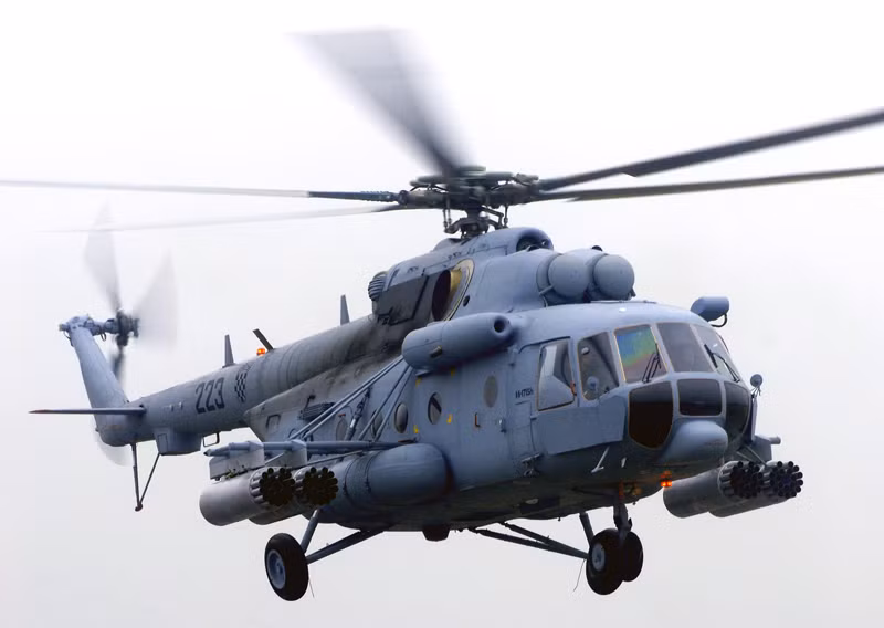 Ngoài ra, trực thăng Mi-171Sh cũng có khả năng triển khai cả tên lửa không đối không tầm nhiệt Igla-V.
