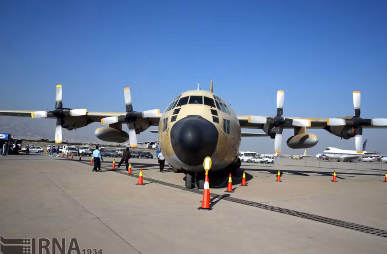 Máy bay vận tải hạng trung C-130H do Mỹ sản xuất, Iran hiện có 19 chiếc.