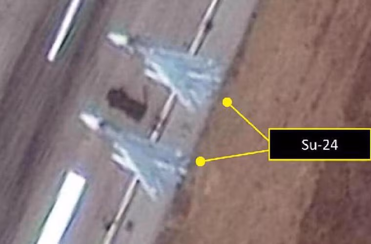 Máy bay Su-24 Nga tại al-Assad.