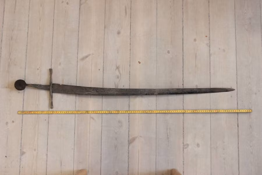 Thành phố Aalborg có lịch sử phát triển từ những năm 1300. Tuy nhiên, một số chuyên gia tin rằng, thanh kiếm mới phát hiện có thể có niên đại vào thế kỷ 12. Ảnh: The Historical Museum of Northern Jutland.