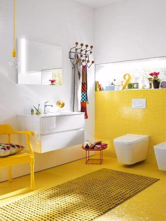 Loại gạch này phù hợp với không gian nhà bếp và phòng tắm. Ảnh: Happynest.