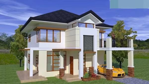 Vị trí xây dựng cùng thiết kế vuông vức mang lại một không gian sống đẹp và thư giãn cho gia chủ. Ảnh: Saigonhouse.