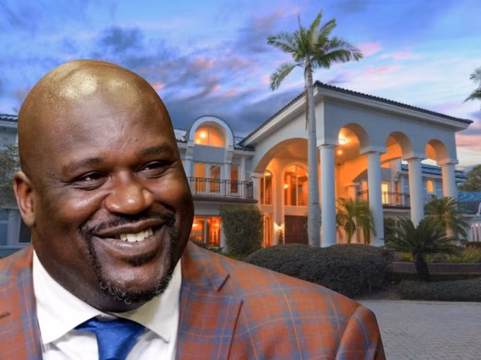 Ngôi sao bóng rổ Shaquille O'Neal gần đây đã rao bán căn nhà 21,9 triệu USD của ông tại Florida. Shaquille O'Neal mua ngôi nhà này năm 1993 với giá 4 triệu USD, tương đương 6,9 triệu USD ngày nay, chỉ bằng 1,7% tổng tài sản 400 triệu USD của ông.