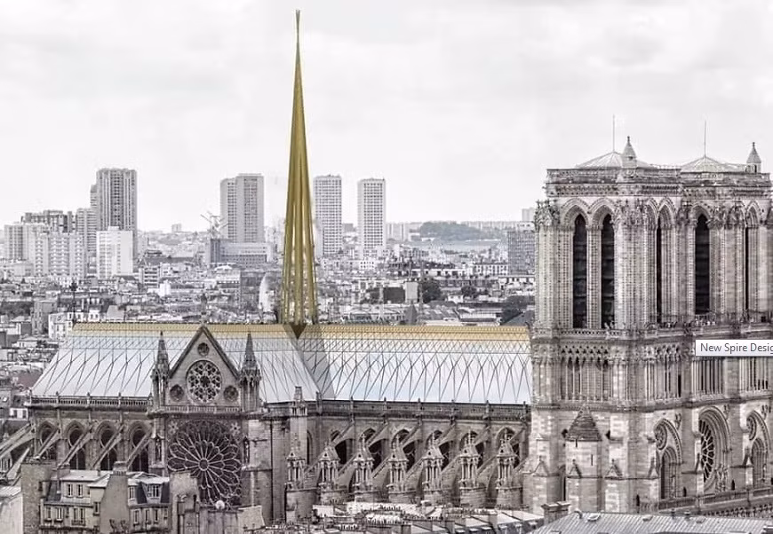 Giống như lâu đài Guédelon, đang được xây dựng lại, Nhà thờ Đức Bà Paris cũng có thể trở thành một dự án giáo dục ngoài trời khổng lồ.