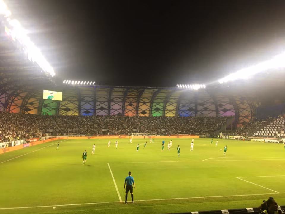  Sân vận động Al Maktoum tổ chức 6 trận đấu của Asian Cup 2019, bao gồm vòng 1/8 và trận tứ kết. Ảnh: Facebook.