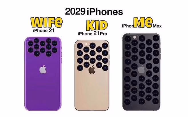 Đây là tương lai của thế hệ kế nhiệm iPhone 11 nếu mỗi năm Apple ra mắt phiên bản cộng thêm một camera.