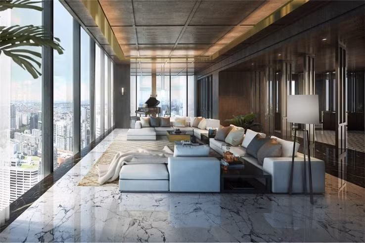 Nằm trên đỉnh tòa nhà 64 tầng ở Wallich Residence (Singapore), căn penhouse được thiết kế hoàn hảo với một phòng khách lớn, khu vực ăn uống và "phòng bí mật".