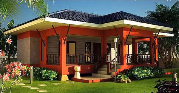Biệt thự kiến trúc cổ có cầu thang ngoài độc đáo. Ảnh: Handymandecor.
